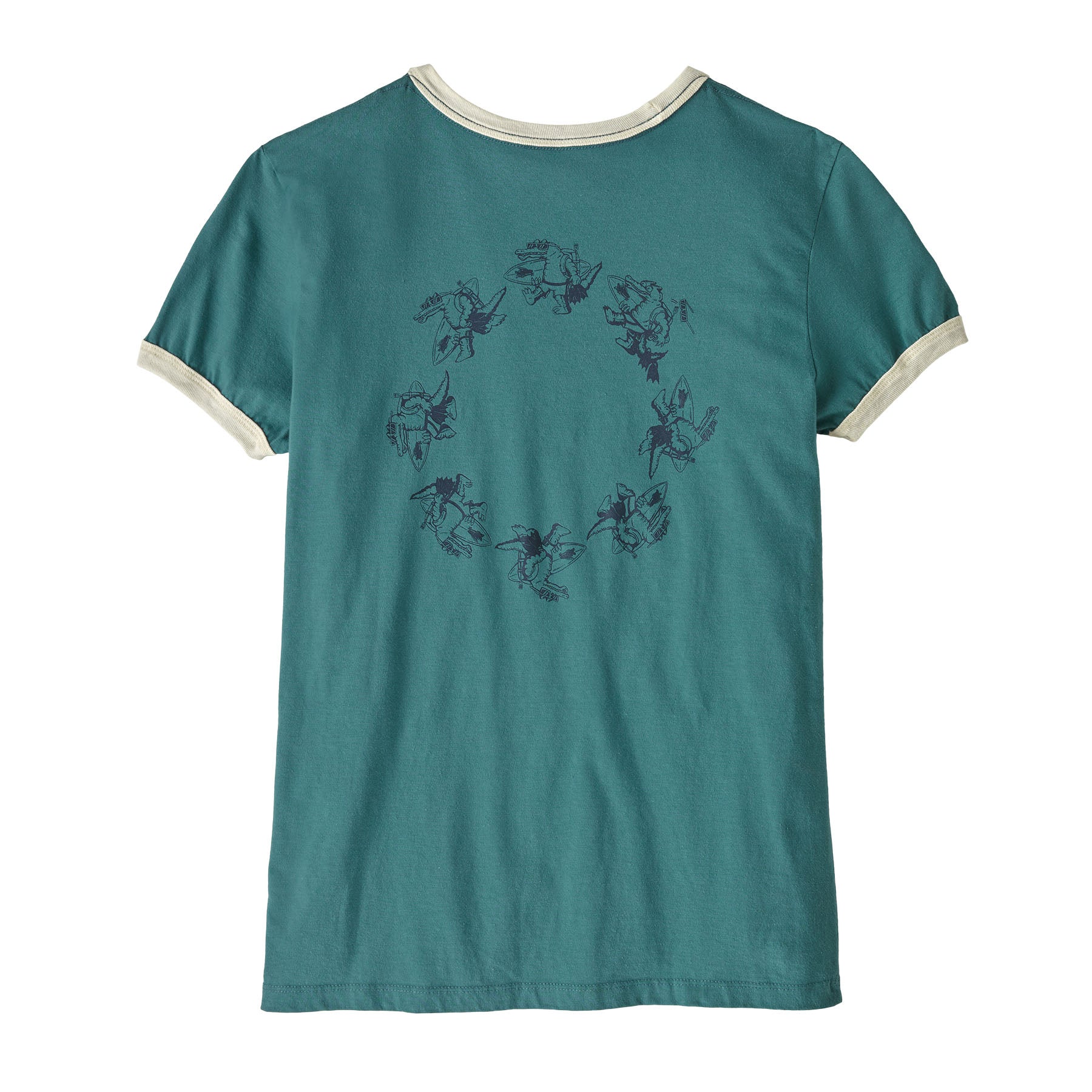 Women's Water People Organic Ringer Tee - Image 2