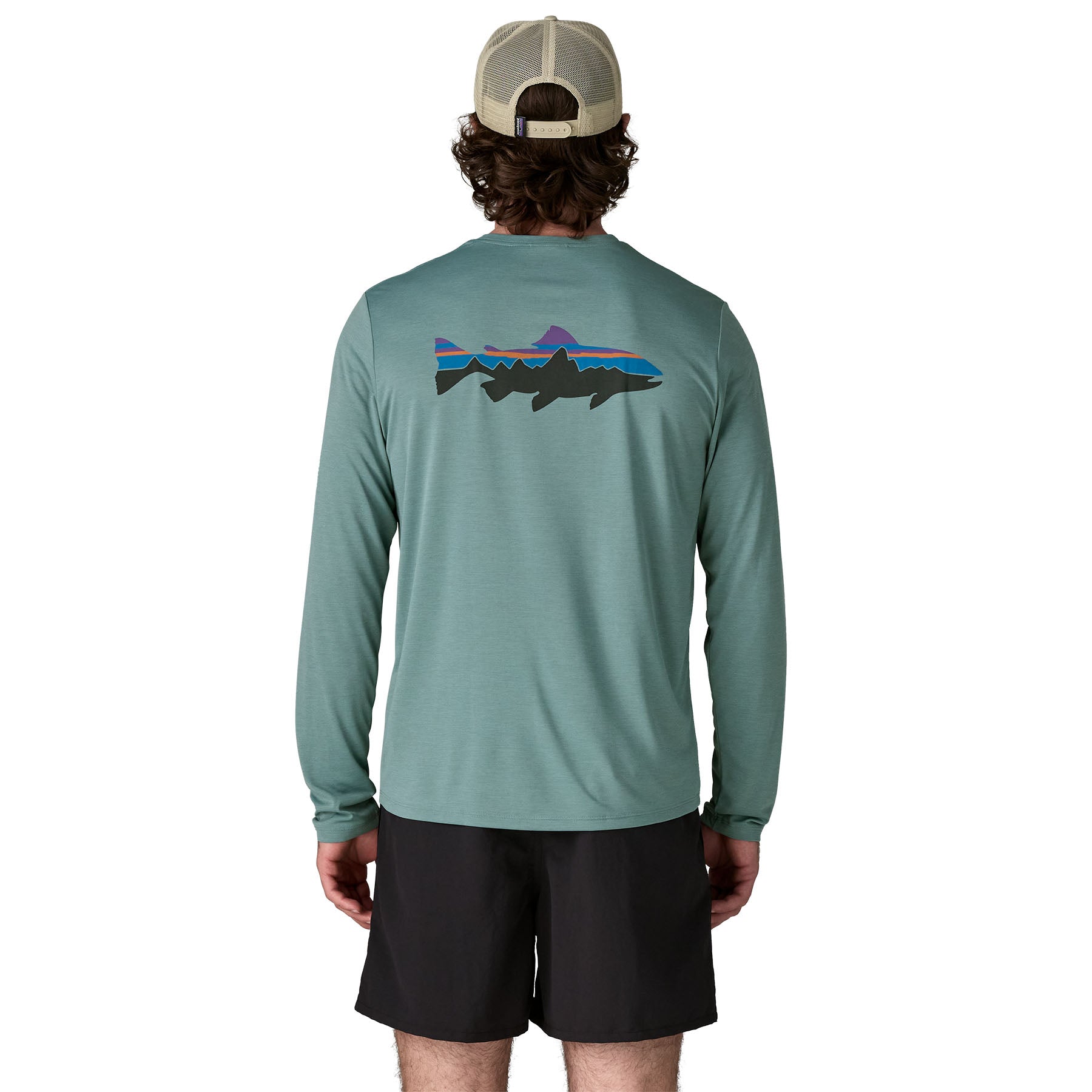 Men's Long-Sleeved Capilene® Cool Daily Shirt - Fitz Roy Trout - Image 3